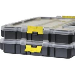 ORGANISEUR ETANCHE PROFONDEUR 64MM - 10 COMPARTIMENTS AMOVIBLES - STANLEY FATMAX 1-97-517