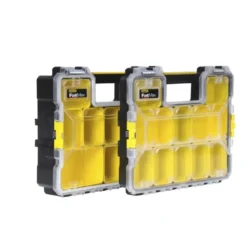 ORGANISEUR ETANCHE PROFONDEUR 64MM - 10 COMPARTIMENTS AMOVIBLES - STANLEY FATMAX 1-97-517
