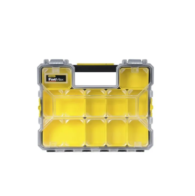 ORGANISEUR ETANCHE PROFONDEUR 64MM - 10 COMPARTIMENTS AMOVIBLES - STANLEY FATMAX 1-97-517
