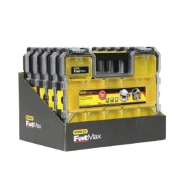 ORGANISEUR ETANCHE PROFONDEUR 64MM - 10 COMPARTIMENTS AMOVIBLES - STANLEY FATMAX 1-97-517