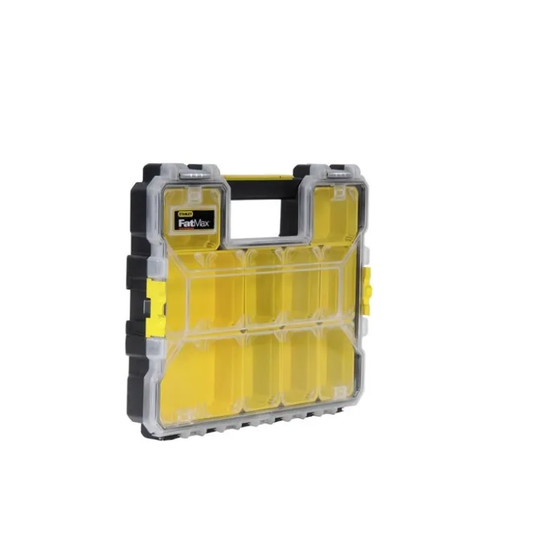 ORGANISEUR ETANCHE PROFONDEUR 64MM - 10 COMPARTIMENTS AMOVIBLES - STANLEY FATMAX 1-97-517