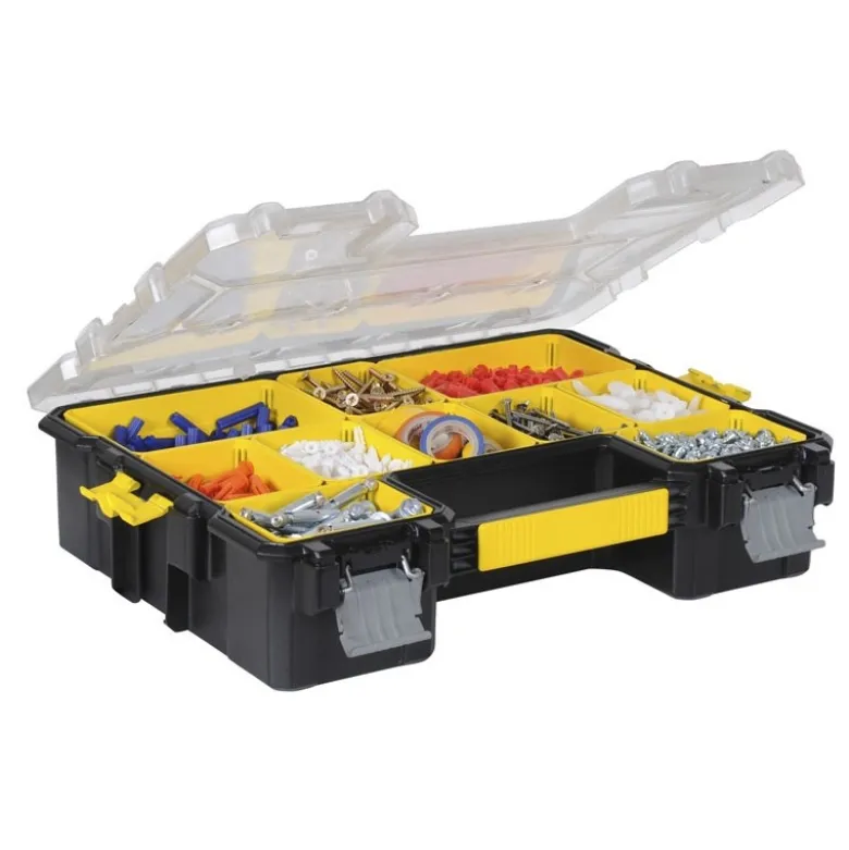 ORGANISEUR PROFONDEUR 106MM - 10 COMPARTIMENTS AMOVIBLES STANLEY FATMAX 1-97-521-GR