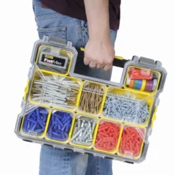 ORGANISEUR PROFONDEUR 64MM - 10 COMPARTIMENTS AMOVIBLES STANLEY FATMAX 1-97-519