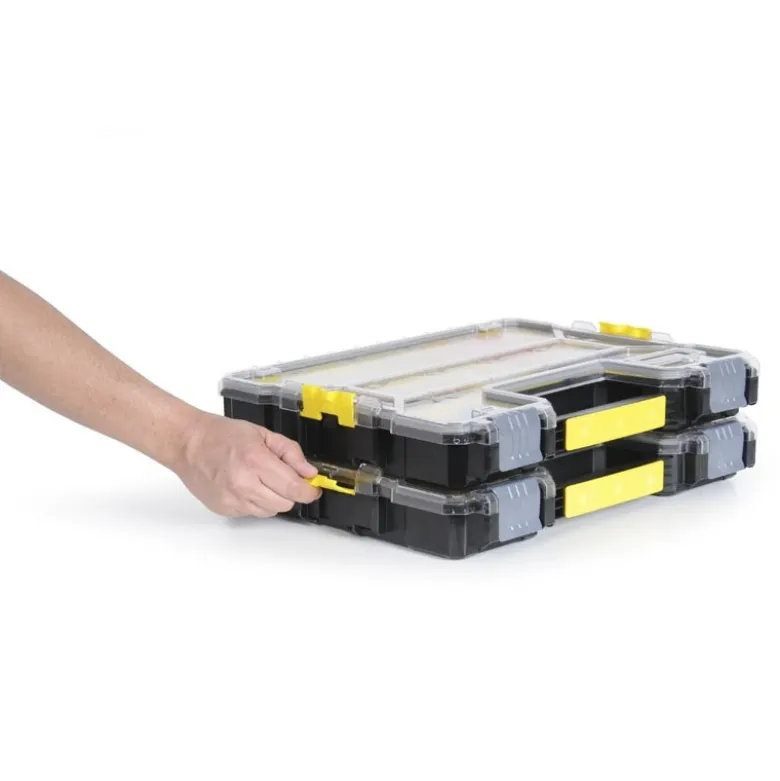 ORGANISEUR PROFONDEUR 64MM - 10 COMPARTIMENTS AMOVIBLES STANLEY FATMAX 1-97-519