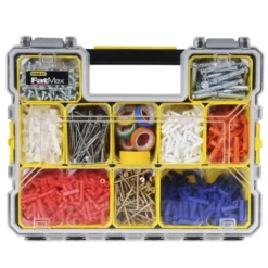 ORGANISEUR PROFONDEUR 106MM - 10 COMPARTIMENTS AMOVIBLES STANLEY FATMAX 1-97-521