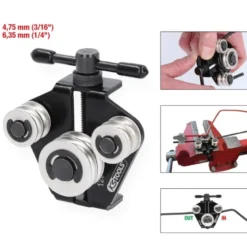 Outil de dressage / cintrage pour circuits de frein, 4,75 mm (3/16'' ) + 6,35 mm (1/4'' ) - KSTools | 120.1004