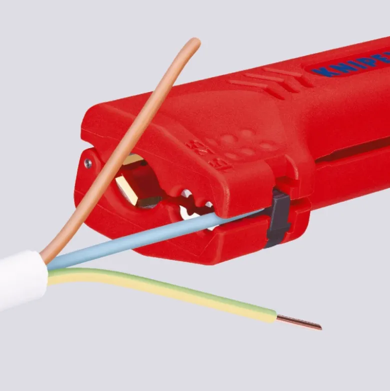 Outil à dégainer universel câbles Ø8à13mm - 130mm - Boitier ABS - Sur carte - KNIPEX | 16 90 130 SB