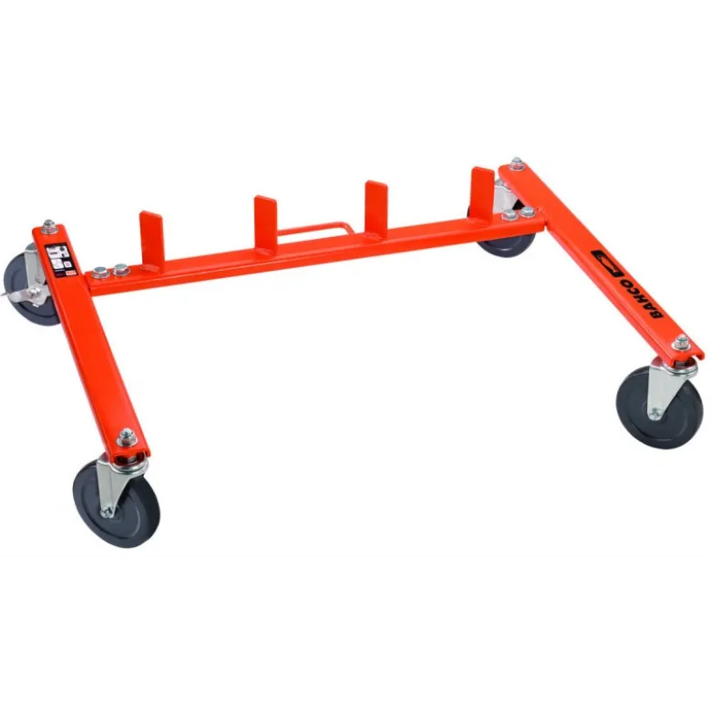 Pack de 4 Chariots de déplacement des véhicules + rack de rangement - Bahco | BH1CD680PACK23B