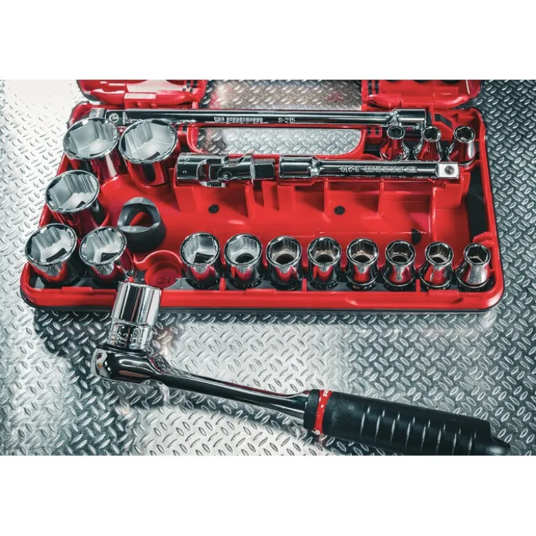 Pack édition limitée OGV GRIP (Jeu de 8 clés mixtes + coffret DBOX 1/2 21 pcs + Alpine miniature) FACOM | S.GRP-EA25