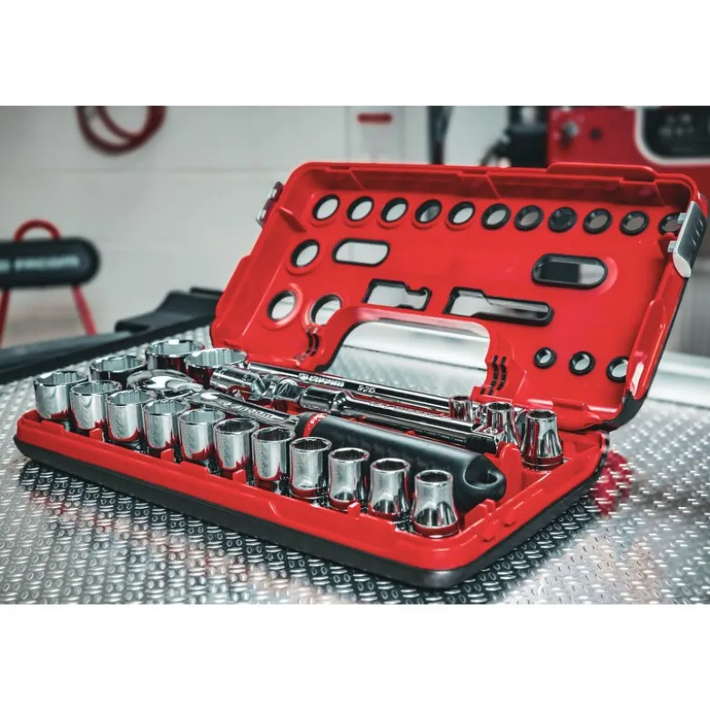 Pack édition limitée OGV GRIP (Jeu de 8 clés mixtes + coffret DBOX 1/2 21 pcs + Alpine miniature) FACOM | S.GRP-EA25