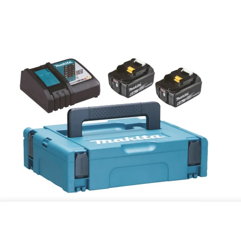 Pack Énergie 18 V Li-Ion (2 batteries + 1 chargeur simple) Makita | 198116-4