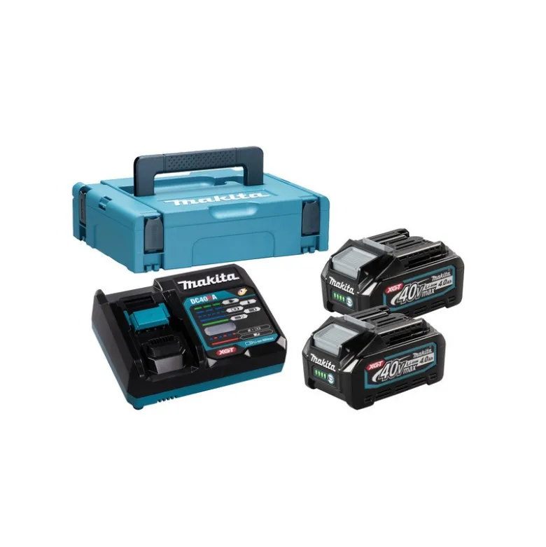 Pack Énergie 40 V Max XGT Lithium-Ion (2 batteries + 1 chargeur) Makita | 191J97-1