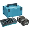 Pack Énergie 40Vmax XGT ® Lithium-Ion (2 batteries + 1 chargeur double ) en MAKPAC MAKITA | 191Y97-1