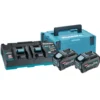 Pack Énergie 40Vmax XGT ® Lithium-Ion (2 batteries + 1 chargeur double ) en MAKPAC MAKITA | 191U13-9