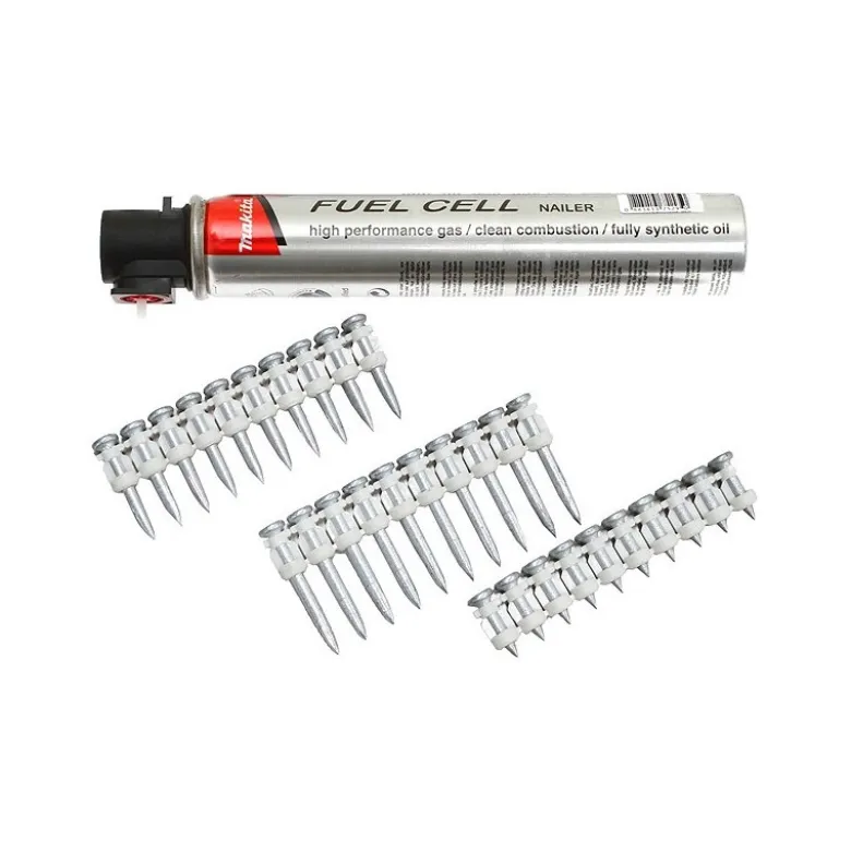 Packs Clous C6 + 1 cartouche de gaz, pour cloueur à béton GN420C Ø 2,6mm, Longueur 35mm, Qté 1000, Makita | 196293-6