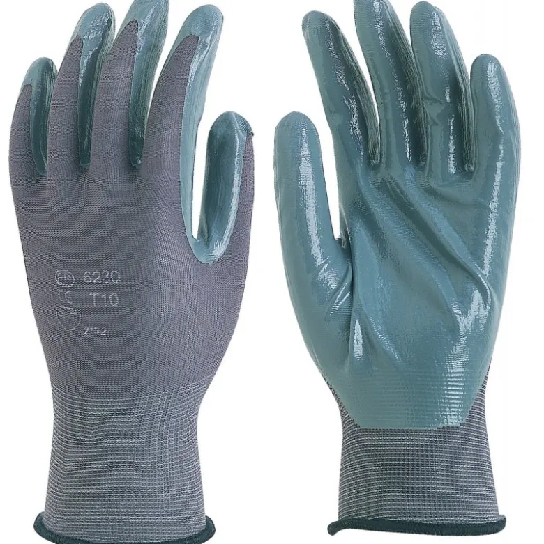 PAIRE DE GANTS POLYAMIDE ENDUITS NITRILE (T10) TALIAPLAST | 371118