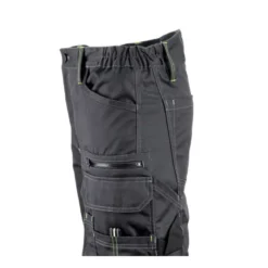 Pantalon - BARVA - 60% CO/40% PES 270g/m2 + Oxford - Anthracite/Lime - COVERGUARD | 5BAP150