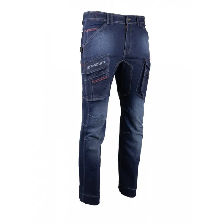 Pantalon denim stretch multipoches - PADDLE- FACOM | FXWW1040E