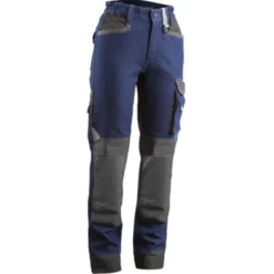 Pantalon femme - CASITA - 70% CO/28% PES/2% EA 380g/m2 + Oxford - Denim - COVERGUARD | 5CAP420