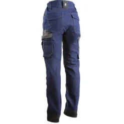 Pantalon femme - CASITA - 70% CO/28% PES/2% EA 380g/m2 + Oxford - Denim - COVERGUARD | 5CAP420