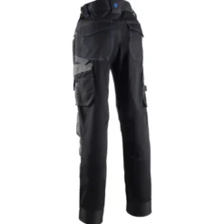 Pantalon femme - CASITA - 65% PES/32% CO/3% EA 250g/m2 + Stretch + Oxford - Noir/Bleu - COVERGUARD | 5CAP010