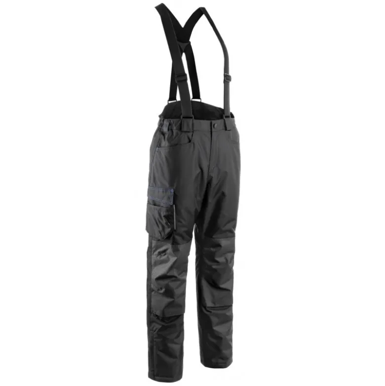 Pantalon hiver - MARMOTTE - 300D Oxford 100% PES enduit PU + Genouillères + Bretelles - Noir - COVERGUARD | 5MAR010