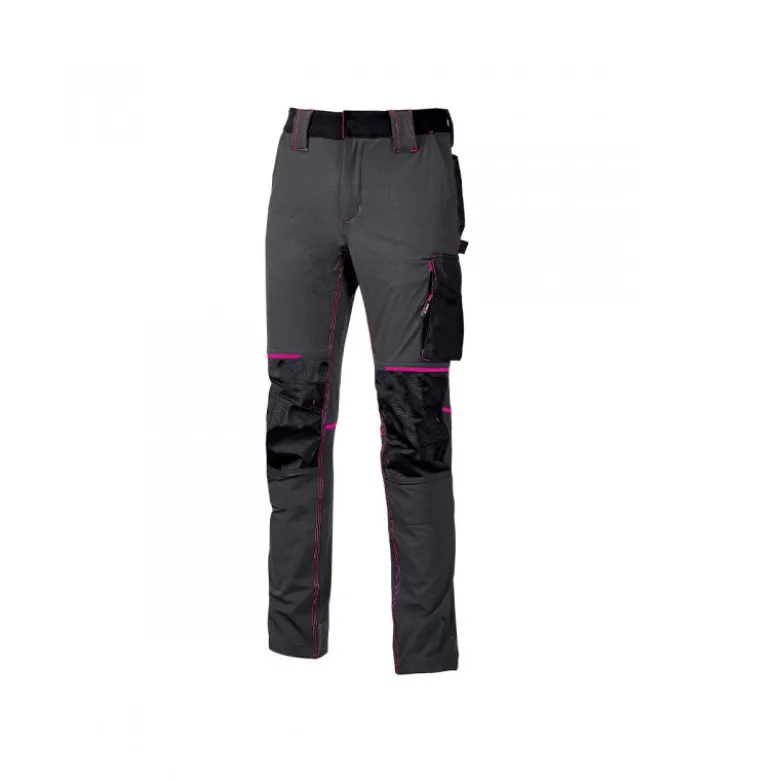 Pantalons Atom Lady Grey Fucsia U-Power | PE145GF