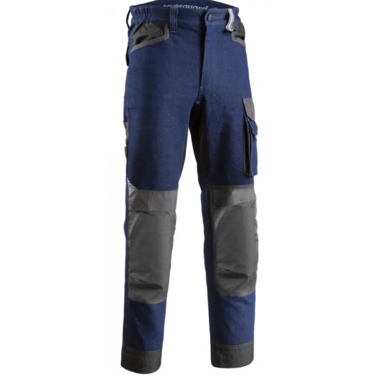 Pantalon - TELICA - 70% CO/28% PES/2% EA 380g/m2 + Oxford - Denim - COVERGUARD | 5TLP420