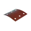 Papier à poncer feuilles rectangulaires abrasives 114x102mm - 3 + 3 trous - Auto-agrippant Grain 120, Qté 10 Makita | P-33124