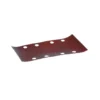 Papier à poncer feuilles rectangulaires abrasives 93x185mm - 4 + 4 trous - Auto-agrippant Grain 80, Qté 10 Makita | P-31893