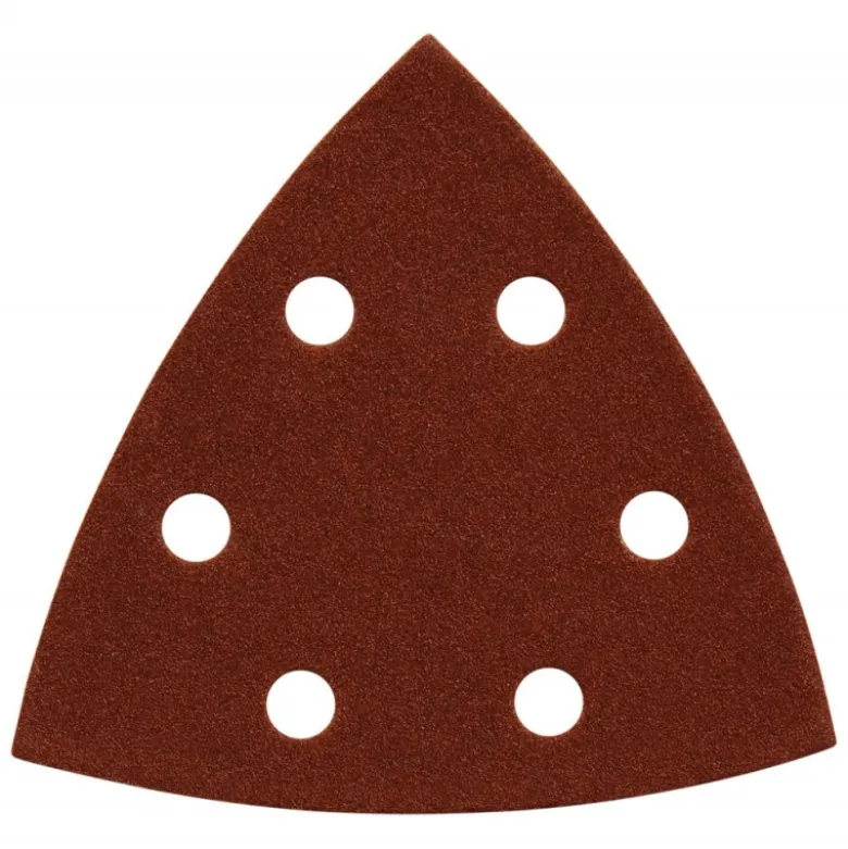 Papier à poncer triangulaire feuilles abrasives 94mm Grain 180, Qté 10 Makita | P-33314
