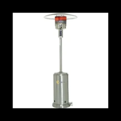 Parasol chauffant mobile au gaz propane Inox Sovelor | Brasilia MI