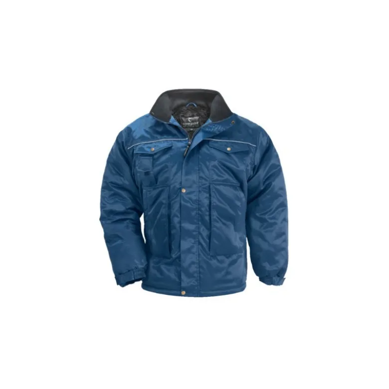Parka - BEAVER - 60%CO/40%PES + Fourrure intérieure - Bleu - COVERGUARD | MO57630