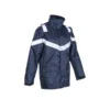 Parka de pluie FR - DAGDA - 100% PES 300D oxford enduit PU + 100% Coton FR 160g/m2 - Marine - COVERGUARD | 5DAG12