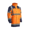 Parka de pluie - HYDRA - 300D Oxford 100% PES enduit PU + Doublure mesh - Orange HV/Marine - COVERGUARD | 5HYJ17
