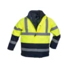 Parka 3 en 1 haute visibilité ROADWAY - polyester - jaune et marine - Coverguard | 7ROPY