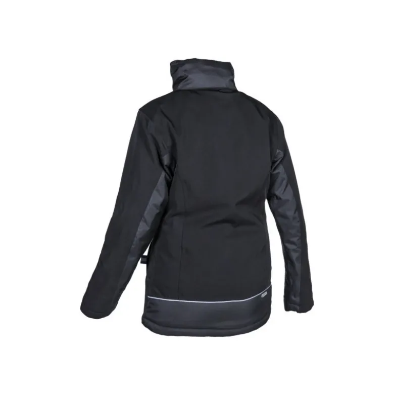 Parka femme - HIBARI - 94% PES/6% EA - Noir/Bleu - COVERGUARD | 5HIB01
