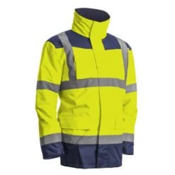 Parka 4/1 - KANATA - Parka: 300D Oxford + Veste 2/1: 300D Oxford - Jaune HV/Marine - COVERGUARD | 7KANY