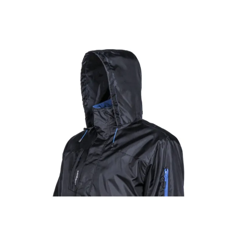 Parka - PANDA - 200D Oxford 100% PES enduit PU + Matelassage 160g/m2 - Noir/Bleu - COVERGUARD | 5PDA01