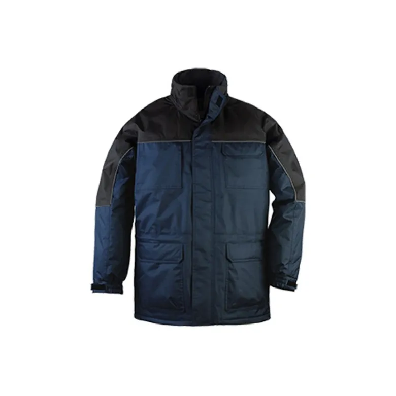 Parka - RIPSTOP - Ripstop 100% PES enduit PVC + Doublure polaire 280g/m2 - Marine/noir - COVERGUARD | 5RIPB