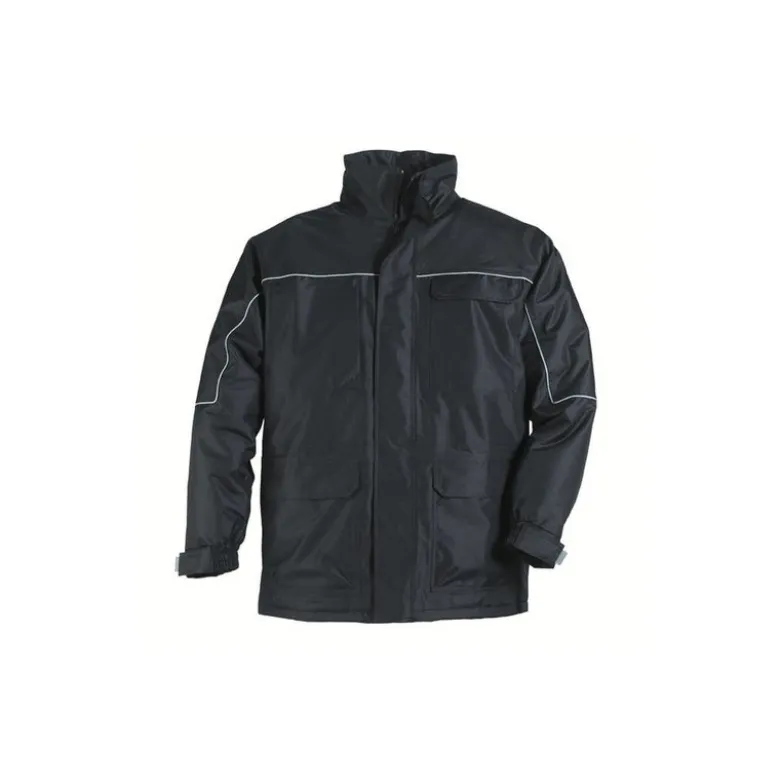 Parka - RIPSTOP - Ripstop 100% PES enduit PVC + Doublure polaire 280g/m2 - Noir - COVERGUARD | 5RIPN