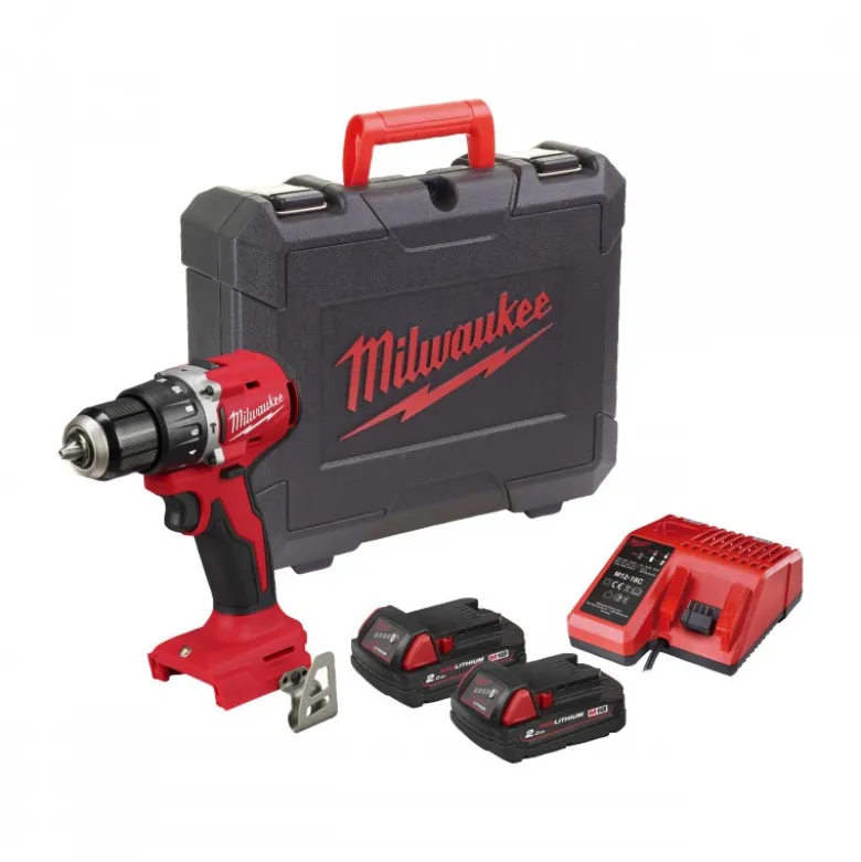 Perceuse à percussion BRUSHLESS,18V, 2,0 Ah , 60 Nm - Milwaukee | 4933492822