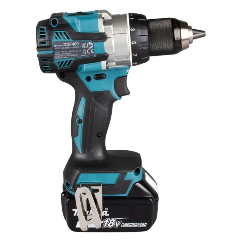 Perceuse Visseuse 110NM 18V LIION BL1850B x2 - DC18RC - Makita | DDF489RTJ