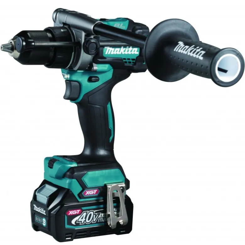 Perceuse visseuse à percussion 40 V max Li-Ion 2,5 Ah XGT Ø 13 mm Makita | HP001GD201