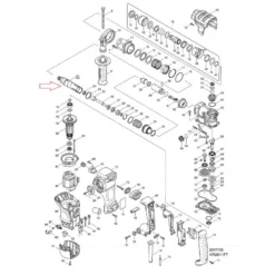 Pièce détachée support d'outil pour perforateur burineur Sds+ HR2811FT Makita | 158286-1