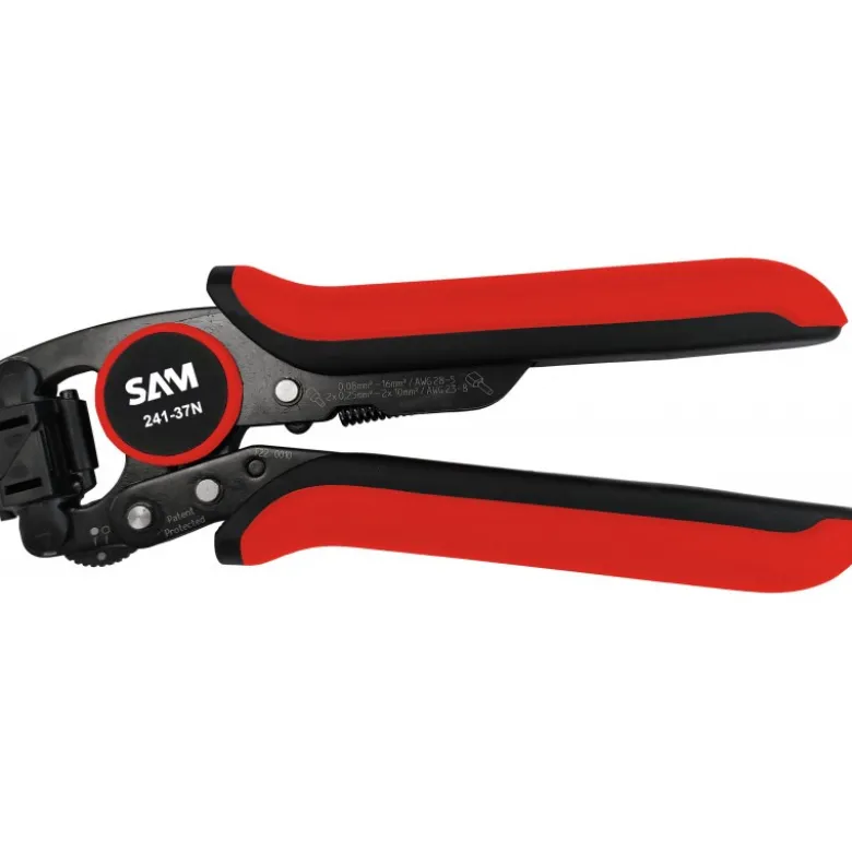 PINCE A SERTIR BI-MATIERE POUR EMBOUTS DE PROTECTION - SAM | 241-37N