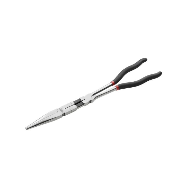 Pince à bec demi ronds extra longue à double articulation 340mm Facom | 185.34L