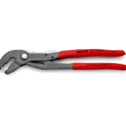 Pince à colliers autoserrants à cran d'arrêt 250mm - Gainage PVC antidérapant - KNIPEX | 85 51 250 AF