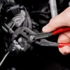 Pince à colliers autoserrants 180mm - Gainage PVC antidérapant - Ouverture 50mm - KNIPEX | 85 51 180 A