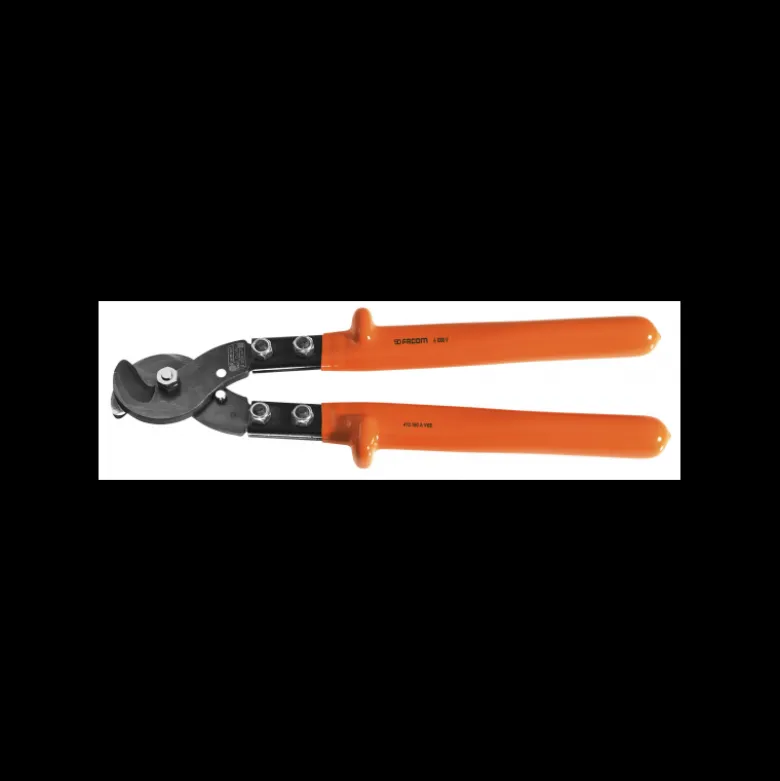 Pince coupante coupe câble 32 mm² Facom cuivre alu isolés 1000 Volts série - FACOM FRANCE | 412.150AVSE